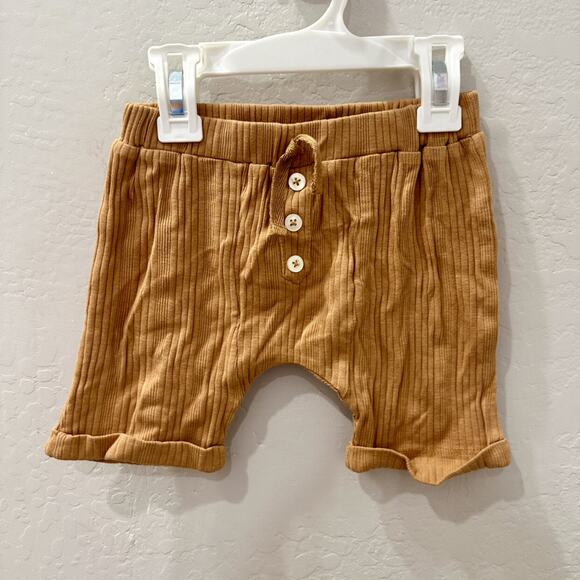 NWT Kate Quinn Ribbed Brown Shorts - Picture 1 of 5